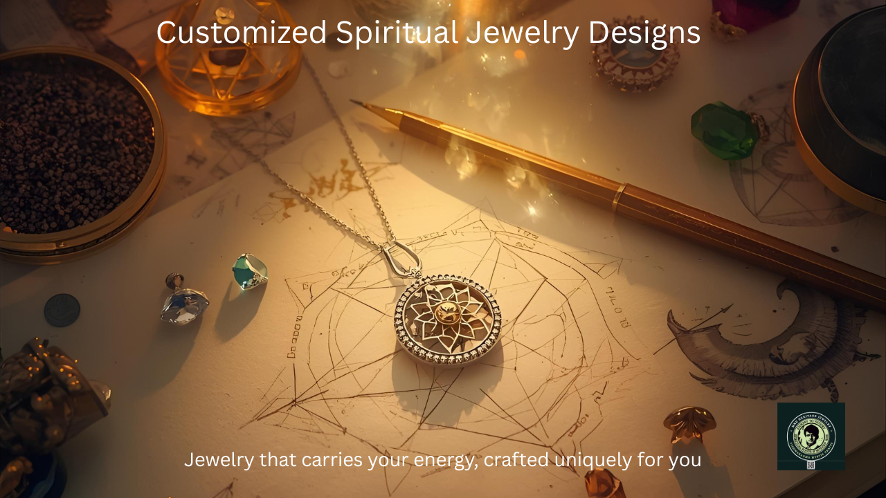 costomized spirtual jewellery designs.